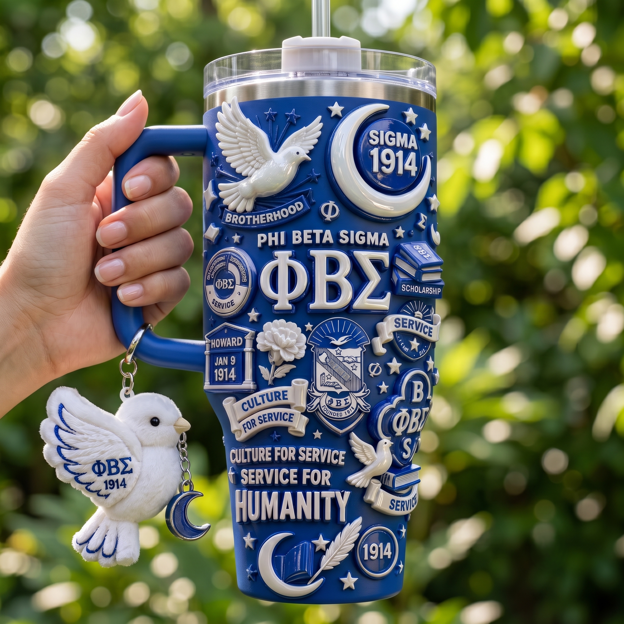 PBTS 40oz Tumbler With Handle HTTT